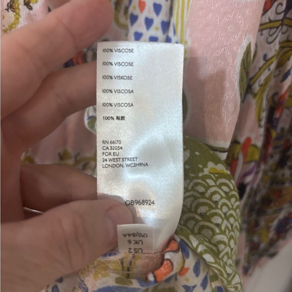 Maeve by Anthropologie  Patchwork Floral Peasant Blouse - Picture 4 of 5